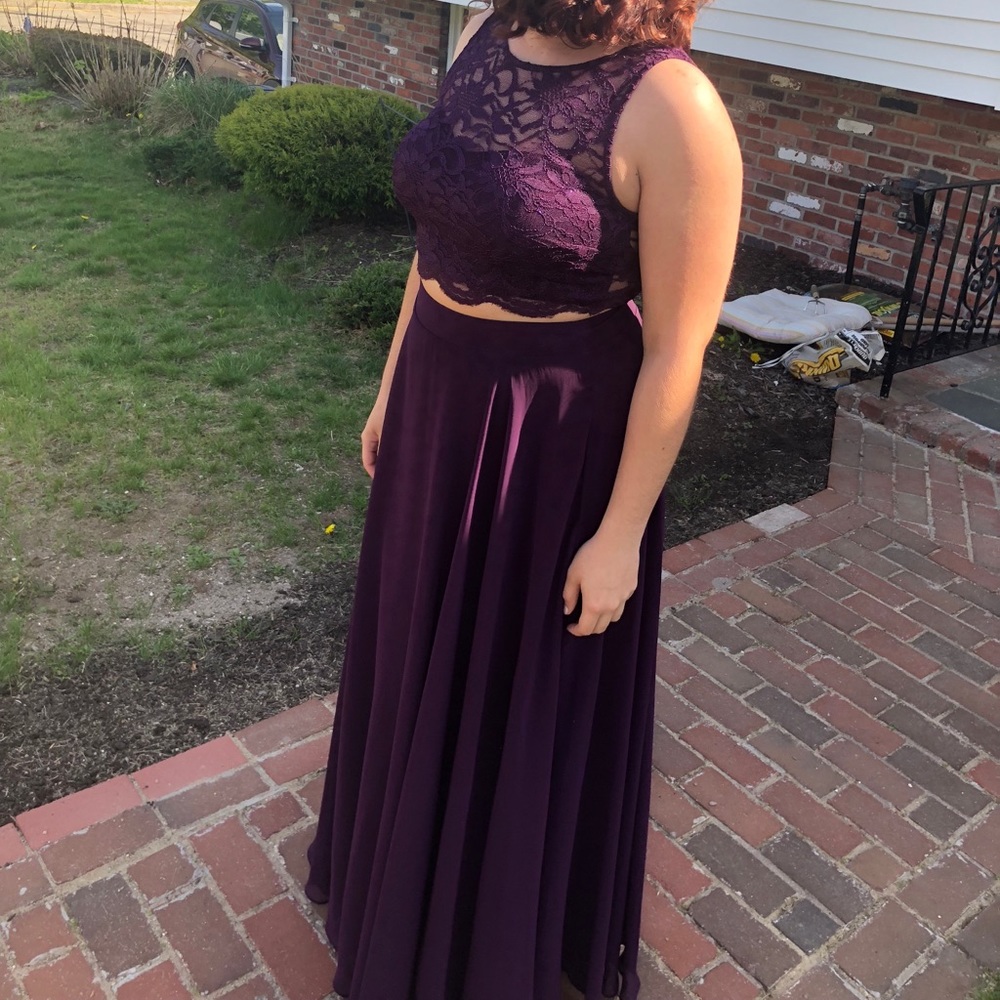 Two Piece Prom Dress